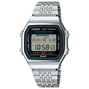 Watch ABL-100WE-1AJF Digital Vintage Step Count Octagon Silver from JPN NEW F/S - Picture 1 of 10