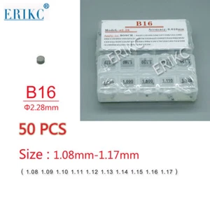 ERIKC 50 Pieces Adjusting Shim B16 Size 1.08-1.17mm for 0445120# Injector - Picture 1 of 7