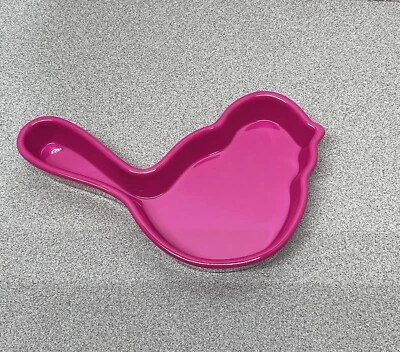 Bandeja de caramelo/baratija Nora Fleming Melamina Rosa Pájaro NF01 edición limitada Foto 1 de 3