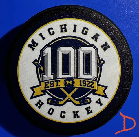 University Of Michigan Wolverines (100 Year Anniversary) Souvenir Puck Cover