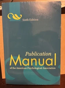 Publication Manual of the American Psychological A - Picture 1 of 1