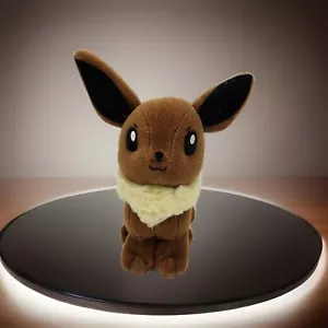 Hasbro Pokémon Eevee 5" Beanbag Plush Stuffed Animal Toy 1998 Vtg Pocket Monster - Picture 1 of 10