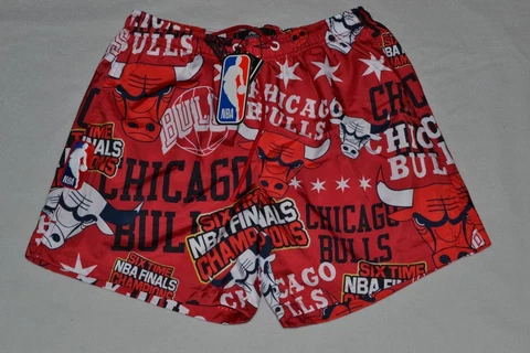 PRO STANDARD CHICAGO BULLS MEN'S RED  TEAM SHORTS ALL SIZES NEW Cover