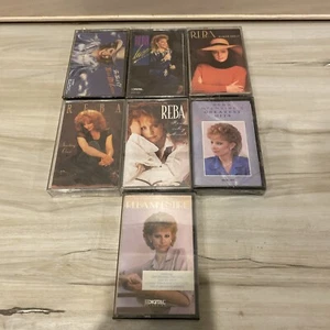 REBA MCENTIRE 7 Brand New Cassette Lot!! Best Of Starting Over Rumor Has It Live - Picture 1 of 10