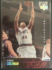 2003-04 UPPER DECK DERRICK COLEMAN UD EXCLUSIVES #18/25
