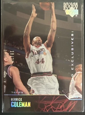 2003-04 cubierta superior Derrick Coleman UD EXCLUSIVAS #18/25 Foto 1 de 2