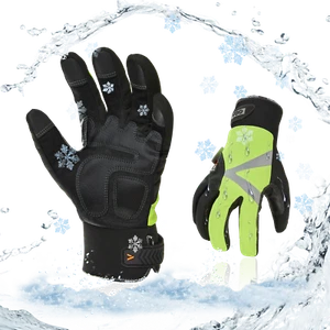 Guantes de trabajo de invierno impermeables de invierno Vgo 1/2 pares -4°F forrados con pantalla táctil (SL8777FW-B/-Y) - Imagen 1 de 13