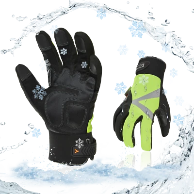 Vgo 1/2Pairs -4℉ Lined Touchscreen Waterproof Winter Work Gloves (SL8777FW-B/-Y) - Image 1 of 4