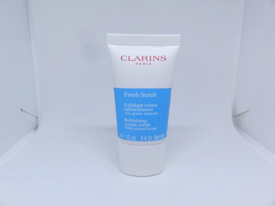 Clarins Fresh Scrub Refreshing Cream Travel Size .4oz ea