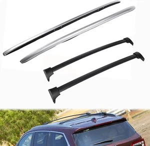 4Pcs Roof Rack Side Rail + Cross Bar for Honda Pilot 2016-2022 Roof Rails Bars - Picture 1 of 17