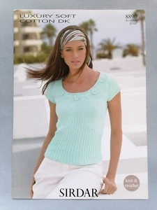 ***BARGAIN!! Knitting Pattern Brand New SIRDAR 8890 Ladies, Buy 4 get 1 Free - Picture 1 of 1
