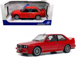 1986 BMW E30 M3 Red 1/18 Diecast Model Car by Solido - Picture 1 of 1
