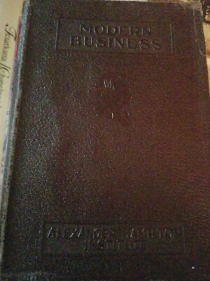 MODERN BUSINESS 1931 Alexander Hamilton Institute 2 books. - Image 1 of 4