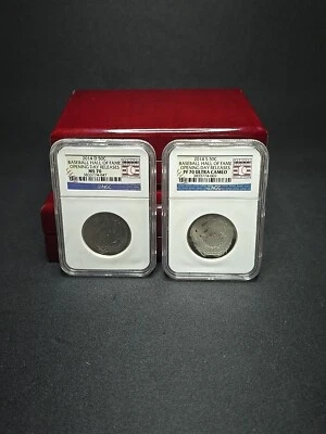 2014 Baseball Hall of Fame Set Of MS 70 And  PF 70 UC  D And S Mint Marks - Image 1 of 4