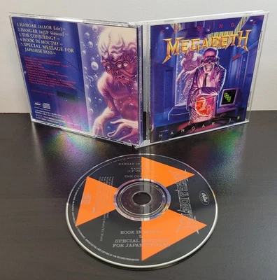 MEGADETH Hangar 18 Japan Version 1st LTD CD TOCP 6667 Special Message 1991 Foto 1 de 2