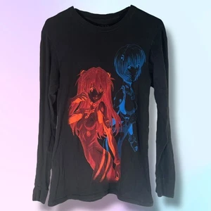 Khara Neon Genesis Evangelion X-SMALL Rei Asuka Long Sleeve T-Shirt Black XS - Picture 1 of 7