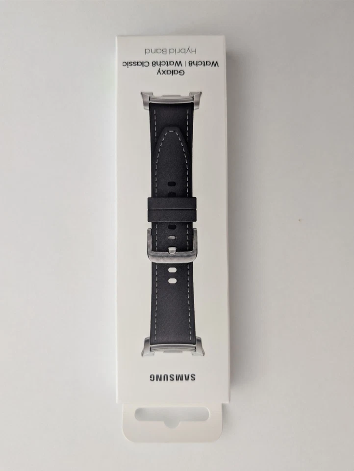 Original Samsung Galaxy Watch8 | Banda Híbrida Clásica M/L Negra NUEVA Sellada en Caja Foto 1 de 4