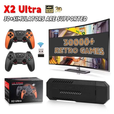X2 Ultra 128G 30000 Giochi 4K Game Stick 3D HD Retro Console Videogioco Wireless - Immagine 1 di 4