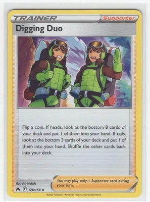 2023 Sword & Shield - Crown Zenith Digging Duo Trainer #126 - Image 1 of 2
