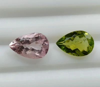 Natural Multi-Colour Tourmaline Faceted Gemstone  Loose Cut Gemstone Congo Mines - Image 1 of 4