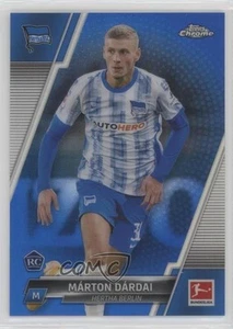 2021 Chrome Bundesliga Blue Refractor /150 Marton Dardai Márton Dárdai Rookie RC - Picture 1 of 4