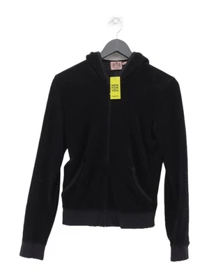 Juicy Couture Women's Hoodie L Black Cotton with Polyester Full Zip - Image 1 of 4
