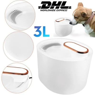 Katzenbrunnen Trinkbrunnen für Katze und Hunde Ultraleiser Katzentrinkbrunnen 3L - Bild 1 von 4