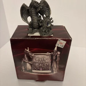 Tudor Mint Pewter WAPW Myth Magic Dragon Of Sun 3058 Figur Neu in OVP - Bild 1 von 8