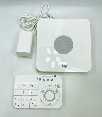 RING Z WAVE PLUS 4HB1U90EN0 Alarm System Base Station w/ Power Supply & Keypad - Image 1 of 4