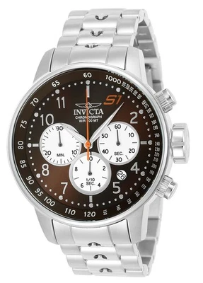Reloj Pulsera Hombre Invicta S1 Rally Cuarzo Cronógrafo Tono Marrón/Plateado 100m Foto 1 de 2