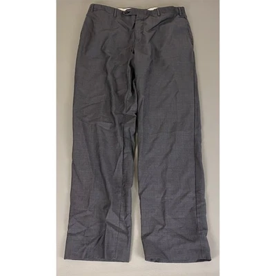 Canali Dress Pants Men's 32x32 Gray 100% Wool Slacks Business Casual Lightweight - Image 1 of 4