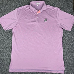 Peter Millar Summer Comfort Polo Shirt Men’s Large Laurel Valley Purple Stripes - Picture 1 of 6