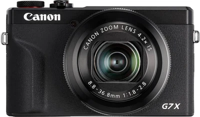 Canon PowerShot G7 X Mark III 20.1MP Kompaktkamera - Schwarz - Bild 1 von 4