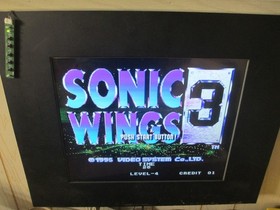 Sonic Wings 3 Neo Geo MVS cart
