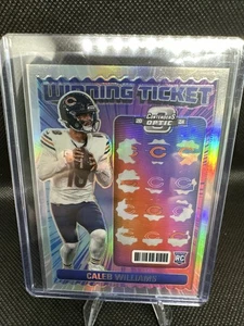 Boleto ganador de novato Contenders Optic 2024 - Caleb Williams Silver Prizm RC - Imagen 1 de 2