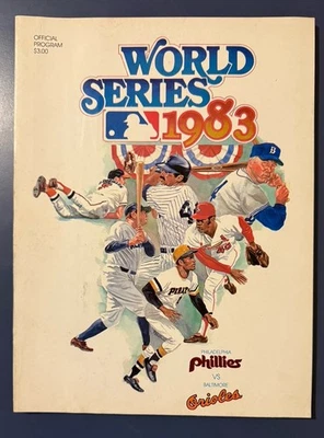 1983 World Series Program: Philadelphia Phillies Vs Baltimore Orioles (Genuine) - Image 1 of 4