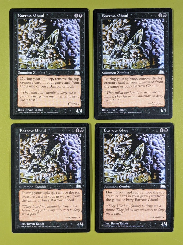 Barrow Ghoul x4 Weatherlight 4x Playset Magic the Gathering MTG - Image 1 of 1