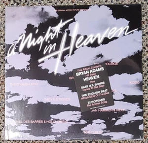 SEALED!! A Night in Heaven Soundtrack 1983 Vinyl LP Brand NEW! HYPE! Bryan Adams - Picture 1 of 2