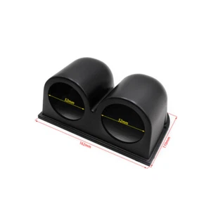 2" 52mm Universal Black 2 Dual Hole Dash Gauge7. Pod Car Meter Mount Holder Cup - Picture 1 of 7