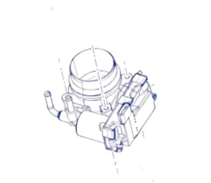 RENAULT MEGANE Rs 1.8 gen4 THROTTLE BODY 161191TT0A - Picture 1 of 1