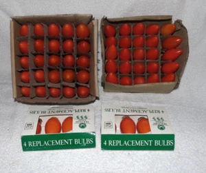 C-9 C9 Weihnachtsbirnen Ersatz 58 orange verschiedene Farbtöne - Bild 1 von 5