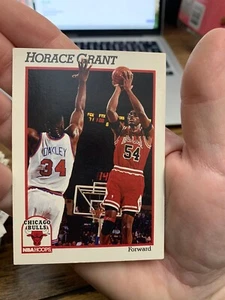 Horace Grant Chicago Bulls 1991 NBA Hoops Basketball Card #28 - Picture 1 of 2