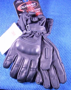 OLYMPIA Cold Throttle Motorcycle Gloves 4370 - Warm Waterproof Windproof - Imagen 1 de 5