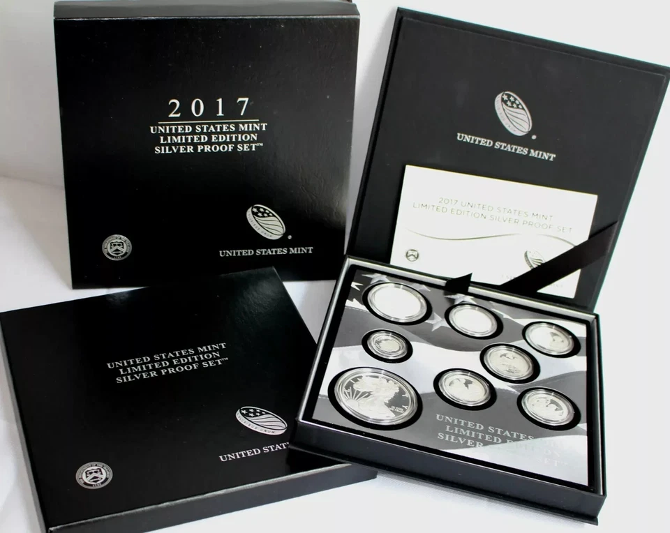 2017 US Mint Limited Edition Silver Proof Set American Eagle Collection - Image 1 of 1