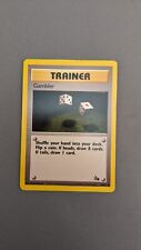Gambler 60/62 Fossil Set - NM - WOTC Pokemon TCG Card