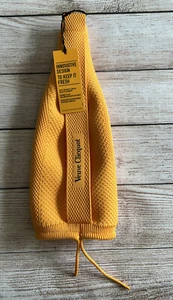 Neu Veuve Clicquot Orange Champagner Eisjacke Flaschenhalter Strick Flaschentasche - Bild 1 von 6