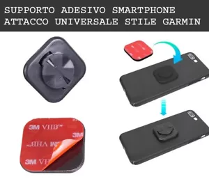 supporto adesivo 3M bici universale stile garmin per smartphone - Foto 1 di 1