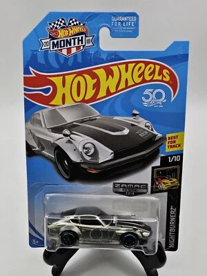 Estuche mensual Hot Wheels 2018 Zamac #014 exclusivo de Walmart Datsun 240Z personalizado  Foto 1 de 4