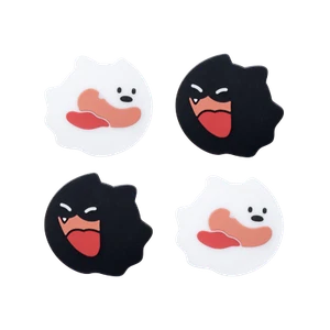 GeekShare Soft Thumbstick Grip Caps for Nintendo Switch/OLED/Lite 4PCS Ghost Dog - Picture 1 of 11