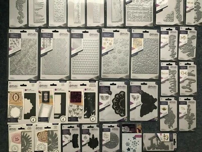 CRAFTER'S COMPANION CRAFTERS COMPANION GEMINI FOILPRESS DIES CHRISTMAS SENTIMENTS BACKGROUNDS BORDER